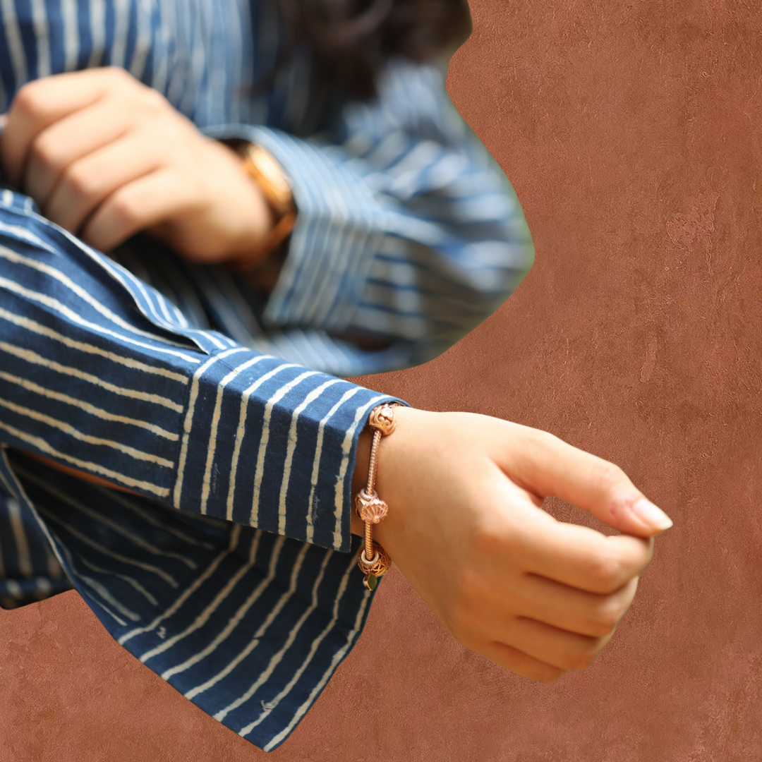 Indigo strip Shirt top