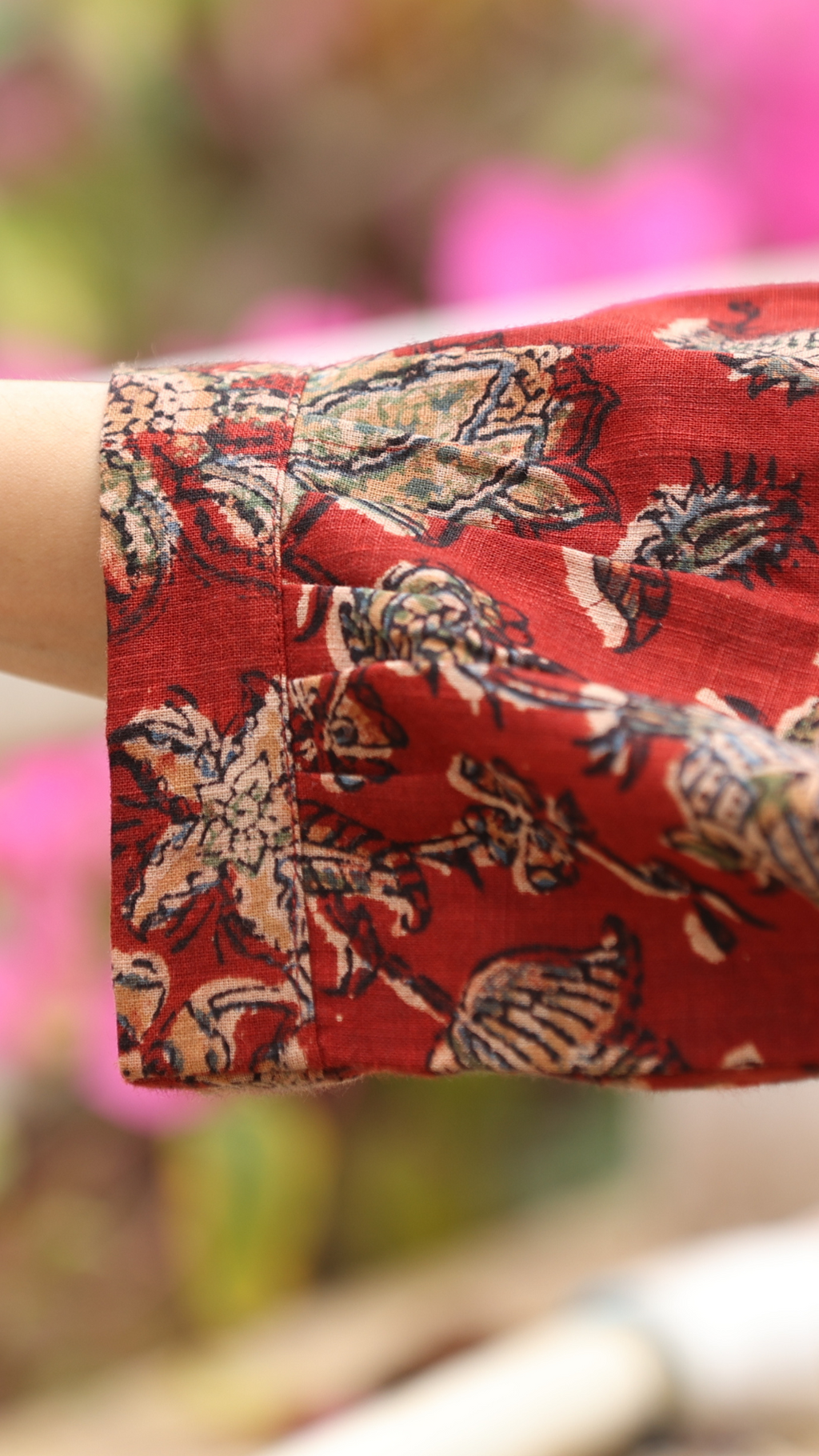 Mighty Maroon cotton shirt