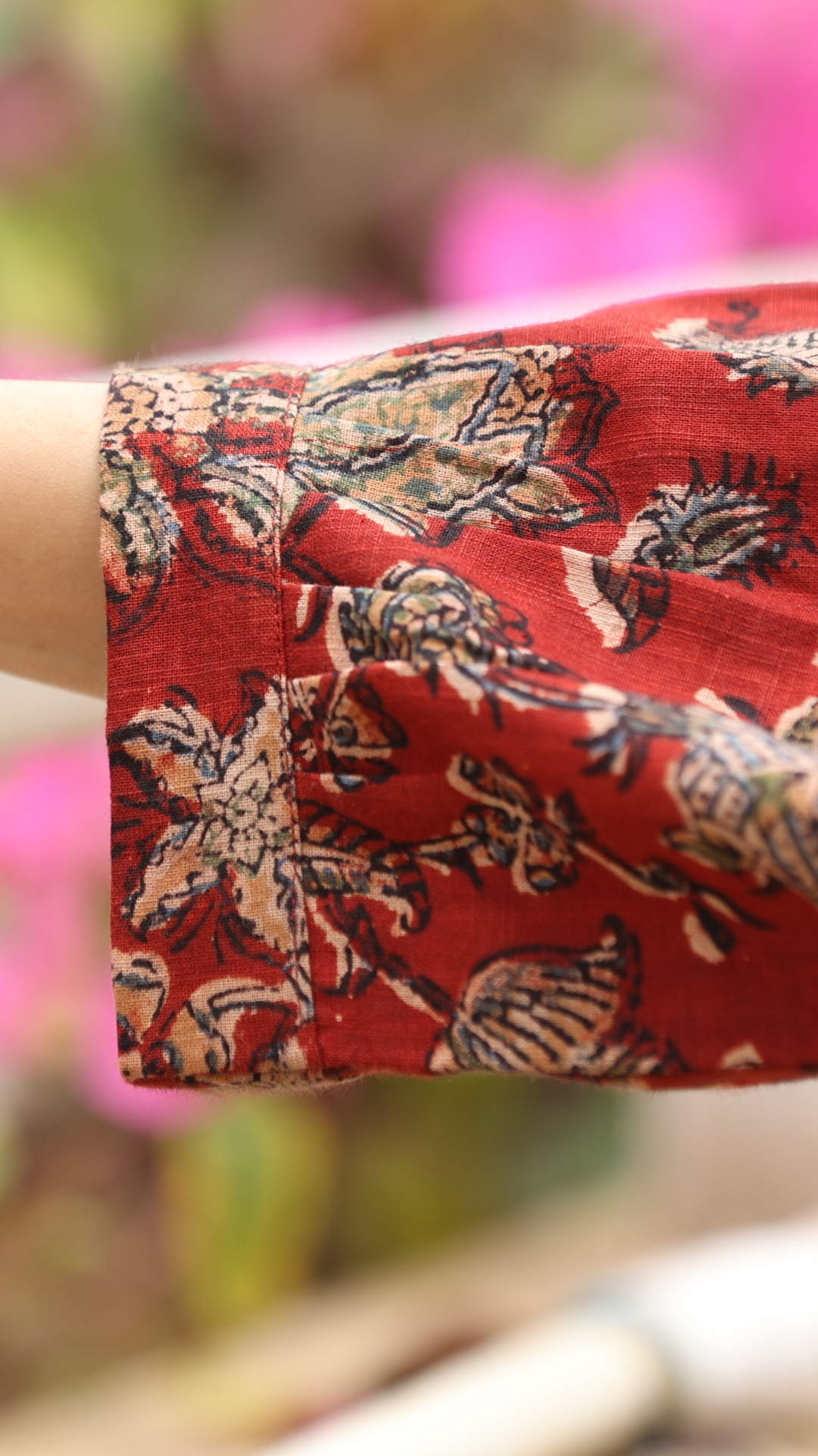 Mighty Maroon cotton shirt