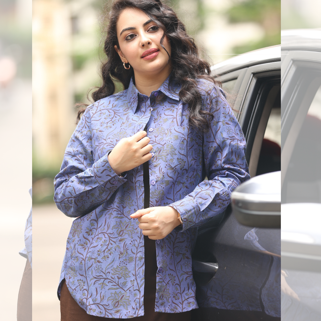 Gardenia pure cotton shirt