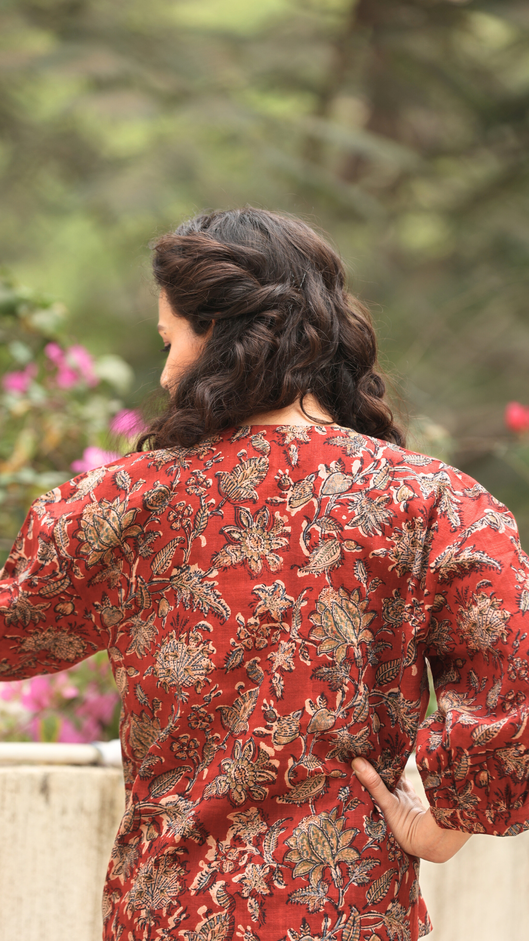 Mighty Maroon cotton shirt